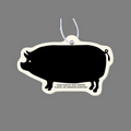 Paper Air Freshener - Standing Pig Silhouette Tag W/ Tab